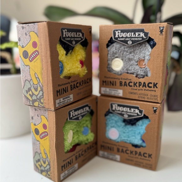 Full Set Of Fuggler Mini Backpack Keychains (4) - Picture 4 of 7